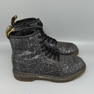 Dr. Martens 1460‎ Glitter Lace Up Boots Youth Sz 3